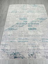 Ковер бирюзовый COBALT MP28 GRAY