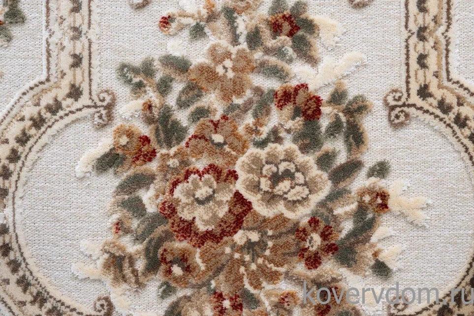 Рельефный ковер из вискозы GENOVA 38093 626260 ОВАЛ