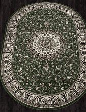 Овальный ковер зеленый GAVANA D409 GREEN Овал