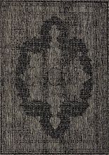 Ковер на кухню-циновка KAIR-A S129 BLACK-GRAY