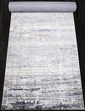 Овальный ковровая дорожка PERU D060A D.GREY SHIRINK / BLUE FDY