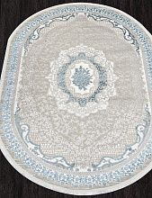 Ковер ALFANI Q010A BLUE FDY / CREAM SHRINK Овал