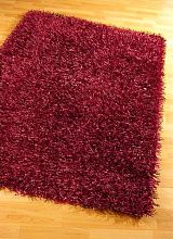 Ворсистый ковер SPAGHETTI burgundy