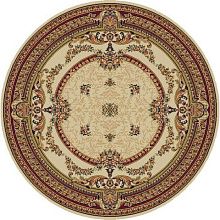 Круглый ковер из шерсти шерстяной Floare DOFIN 209-61126 КРУГ