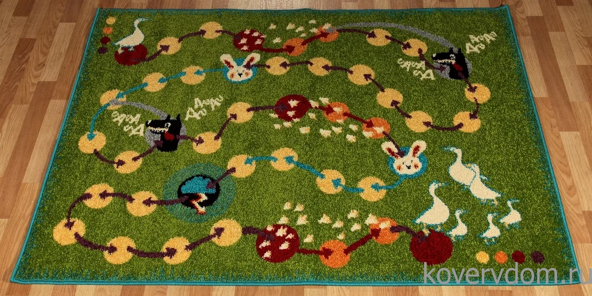 Ковер детский FUNKY Myk lime