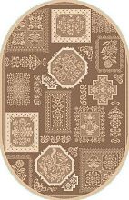 Ковер-циновка Эко 78020-23 ОВАЛ 