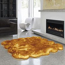 Овчина высокоплотная (накидка/ковер Bowron) ВОСЬМЕРНАЯ закат