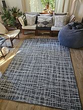 Ковер в Скандинавском стиле безворсовый- циновка Эко-L 77018-37