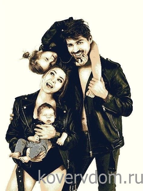 Ковер портрет на свадьбу