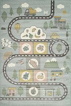 Ковер с дорогами IZUMRUD-A C214 MULTICOLOR