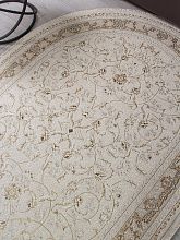 Ковер ZARINA M101B CREAM / CREAM Овал