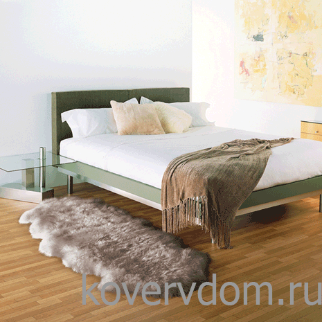 Овчина высокоплотная (накидка/ковер) ДВОЙНАЯ сумерки