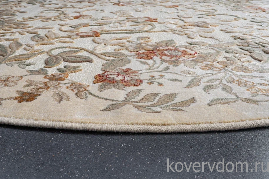 Рельефный ковер из вискозы GENOVA 38027 6262 60 КРУГ
