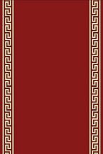 Ковровая дорожка меандр Версаче красная