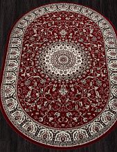 Классический ковер красный GAVANA D409 RED Овал