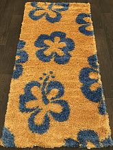 Ковер SHAGGY ULTRA s605 YELLOW-BLUE