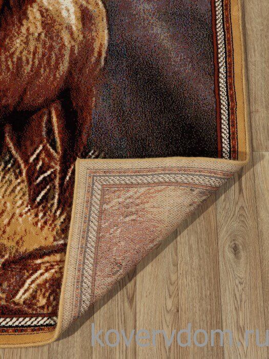 Шерстяной пейзажный ковер Hunnu 6S1299 82 олень