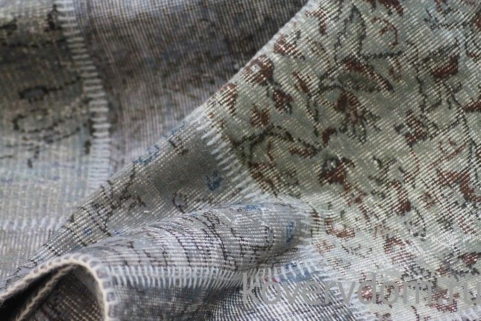 Винтажный ковер 100% шерсть пэчворк R-7891