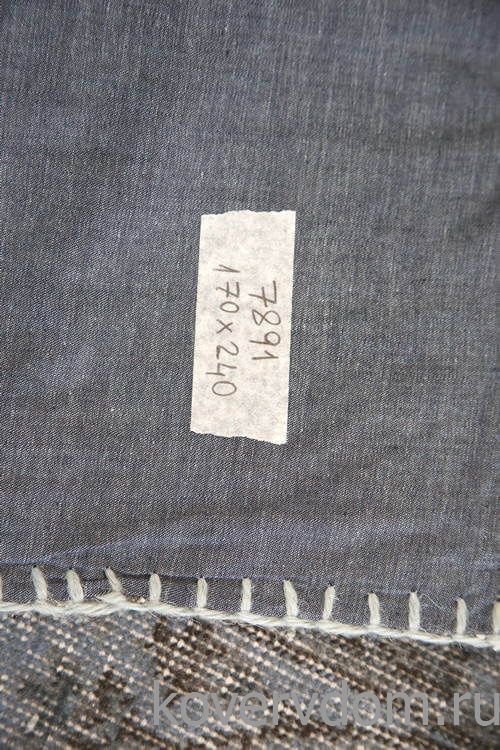 Винтажный ковер 100% шерсть пэчворк R-7891