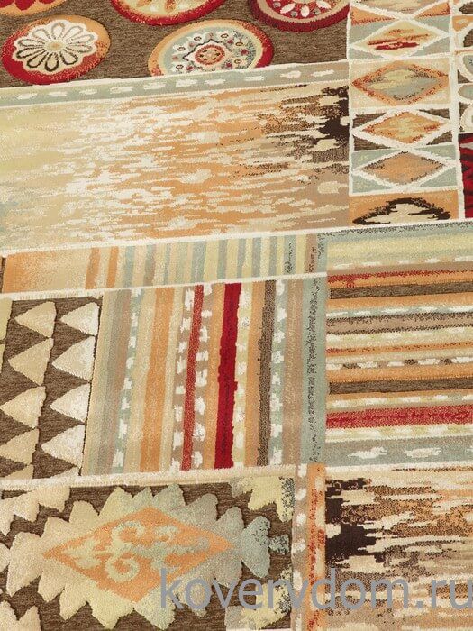 Рельефный ковер из вискозы GENOVA 38406 7292 71