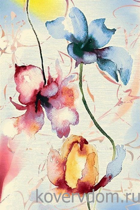 Шерстяной ковер Hunnu R Цветы 6A1620 001