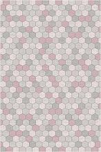 Ковер Бельгийский розовый из вискозы и хлопка Royal Palace 14933 6616