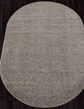 Ковер с длинным ворсом серый MAKAO S600 GRAY Овал