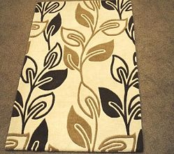 Ковер с цветами Retro Flower Brown