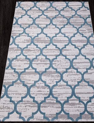 Ковер Valentino M012A D.GREY SHRINK / L.BLUE HEATSET