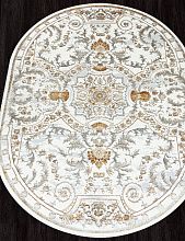 Ковер SAHARA-A 00765A GOLD FDY / CREAM HB Овал