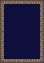 Ковер в кабинет или бильярдную 41531-38 темно-синий