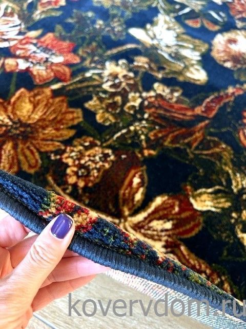 Ковер ЦВЕТЫ 40002-38 овальный