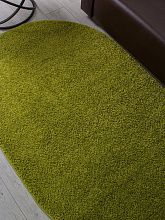 Ковер длинноворсовый зеленый LANA-A T600 GREEN 2 Овал