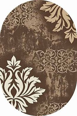 Ковер MEGA CARVING D272 BROWN Овал