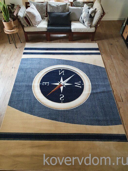 Ковер Морской с компасом new
