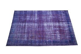 Ковер синий винтажный ручной работы Vintage Look at Me C-132