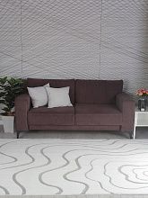 Ковер из Китая из искусственного меха RABBIT CARVING PX4004 CREAM / GREY