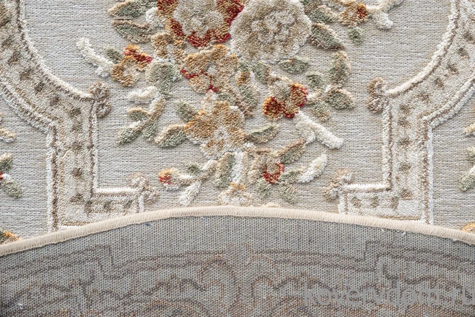 Рельефный ковер из вискозы GENOVA 38093 6262 60 КРУГ