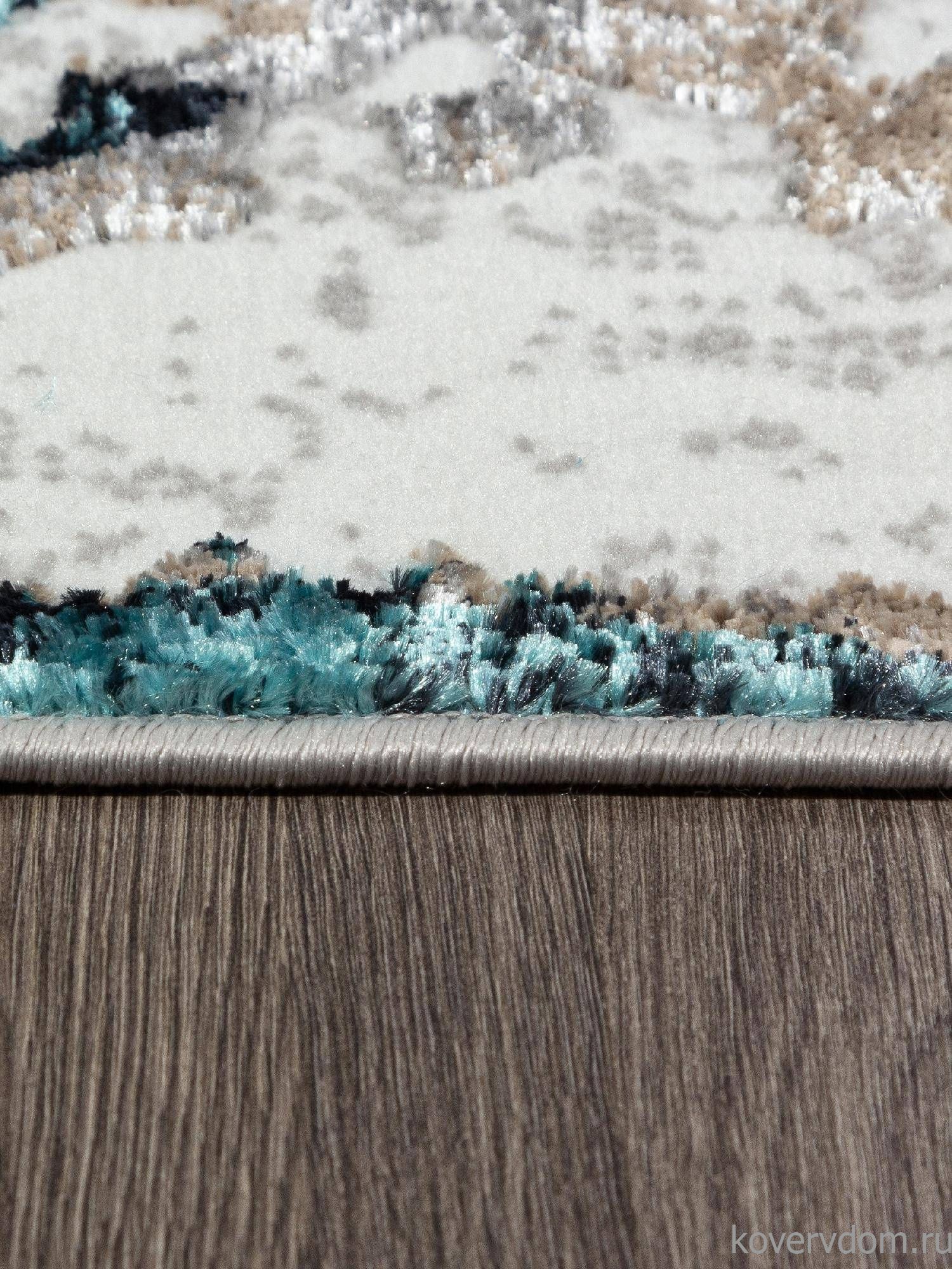 Ковер PARADIZE-A 01632A GREY / TURQUOISE